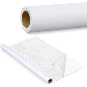 image:imageFrienda 236in x 492ft Peel and Stick Wallpaper Liner Prepasted Contact Paper Vinyl Wrap Self Stick Wallpaper Liner for Textured Walls Removable Bathroom Ceiling Bedroom White236in X 98ft