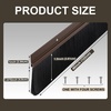 image:imageFrienda 8 Set Door Sweep Brush Bottom 1 x 36 Inch BlackBrown