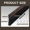 image:imageFrienda 8 Set Door Sweep Brush Bottom 1 x 36 Inch BlackBrown