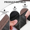 image:imageFrienda 8 Set Door Sweep Brush Bottom 1 x 36 Inch BlackBrown