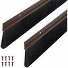 image:imageFrienda 8 Set Door Sweep Brush Bottom 1 x 36 Inch BlackBrown