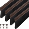 image:imageFrienda 8 Set Door Sweep Brush Bottom 1 x 36 Inch BlackBrown
