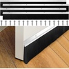 image:imageFrienda 8 Set Door Sweep Brush Bottom 1 x 36 Inch BlackSilver
