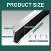 image:imageFrienda 8 Set Door Sweep Brush Bottom 1 x 36 Inch BlackSilver