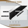 image:imageFrienda 8 Set Door Sweep Brush Bottom 1 x 36 Inch BlackSilver