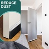 image:imageFrienda 8 Set Door Sweep Brush Bottom 1 x 36 Inch BlackSilver