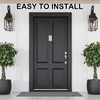 image:imageFrienda 8 Set Door Sweep Brush Bottom 1 x 36 Inch BlackSilver