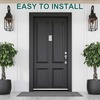 image:imageFrienda 8 Set Door Sweep Brush Bottom 1 x 36 Inch BlackSilver