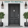 image:imageFrienda 8 Set Door Sweep Brush Bottom 1 x 36 Inch BlackSilver