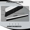 image:imageFrienda 8 Set Door Sweep Brush Bottom 1 x 36 Inch BlackWhite