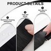 image:imageFrienda 8 Set Door Sweep Brush Bottom 1 x 36 Inch BlackWhite