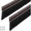 image:imageFrienda 8 Set Door Sweep Brush Bottom 1 x 36 Inch BlackBrown