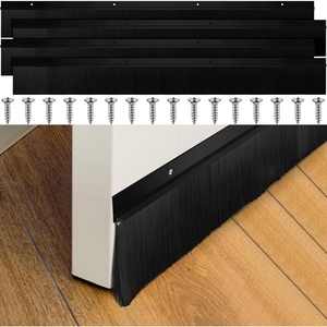 image:imageFrienda 8 Set Door Sweep Brush Bottom 1 x 36 Inch BlackBlack