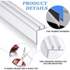 image:imageFrienda 2 Pack 325 Inch Rv Shower Vinyl Sweep and Seal Bevel Edge26 Inch