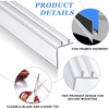 image:imageFrienda 2 Pack 325 Inch Rv Shower Vinyl Sweep and Seal Bevel Edge325 Inch