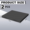 image:imageFrienda 2 Pcs Polyethylene Foam Sheet 18 x 16 x 15 Inch Cuttable Foam Inserts for Pads Toolbox Polyethylene Insert Packing Block Padding for Crafts Toolbox Storage Black