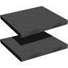 image:imageFrienda 2 Pcs Polyethylene Foam Sheet 18 x 16 x 15 Inch Cuttable Foam Inserts for Pads Toolbox Polyethylene Insert Packing Block Padding for Crafts Toolbox Storage Black