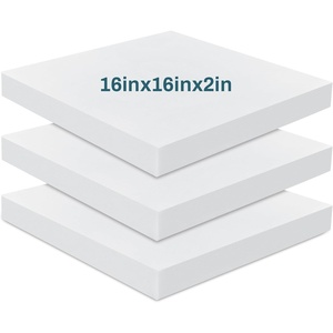 image:imageFrienda 3 Pack 4 x 25 x 25 Upholstery High Density Foam Cushion2 x 16 x 16 Inch